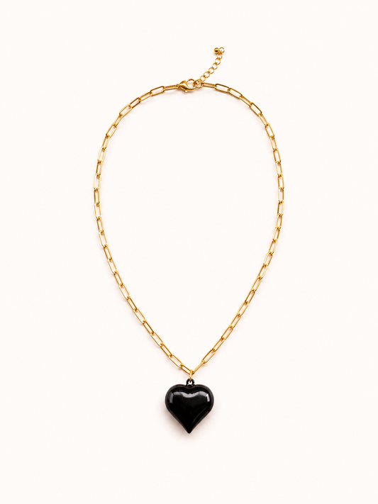 Noir Heart Necklace