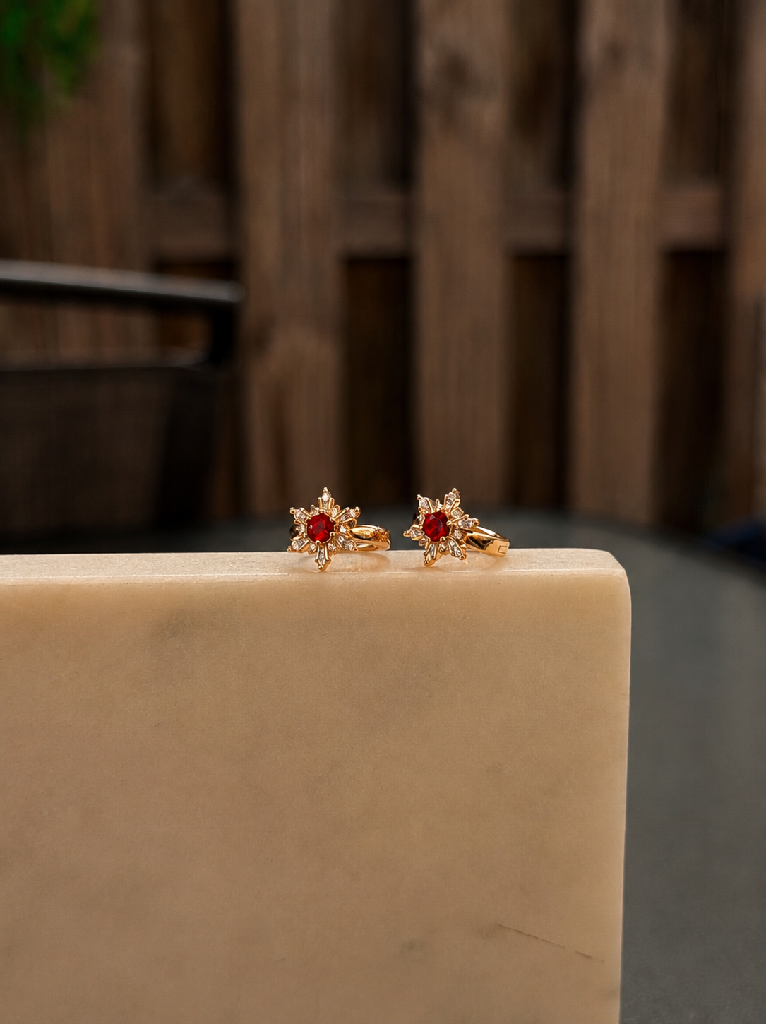 Ruby Soleil Earrings